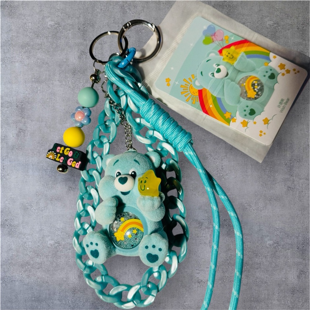 Blue Bear Keychain Toy